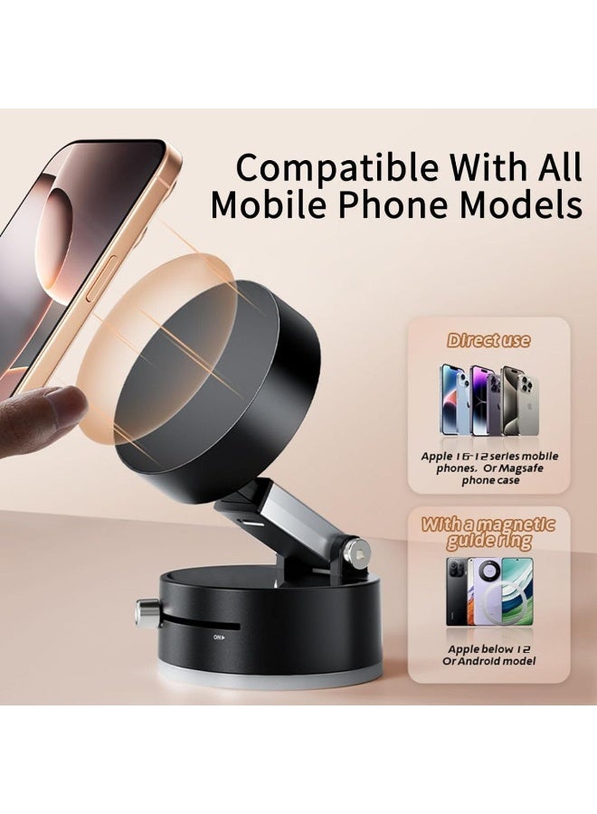A strong magnetic phone holder that easily attaches to the dashboard or any surface and rotates 360 degrees. Suitable for all types of phones. Random color. - Image 3